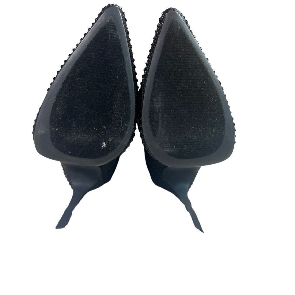 Glaze Brand Sexy Black Dazzle Studded Boots - Picture 8 of 9